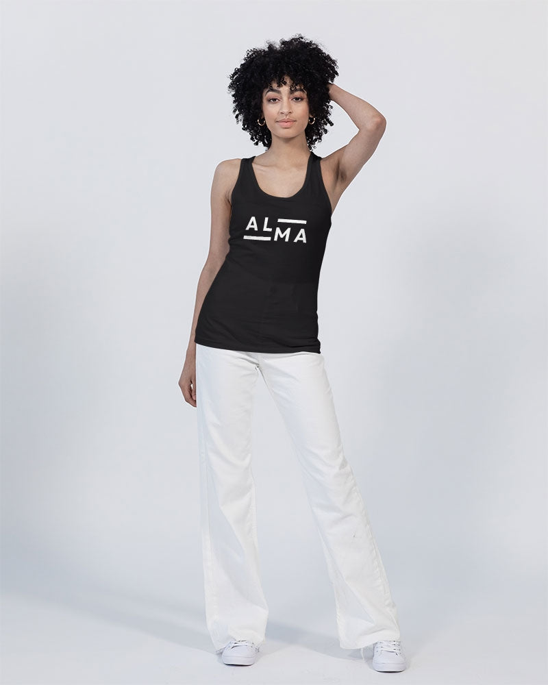 ALMA B/W Unisex Jersey Tank