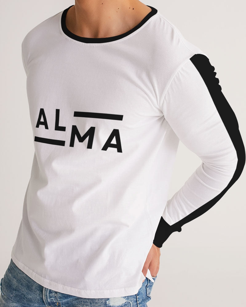 Alma B/W Men's Long Sleeve Tee