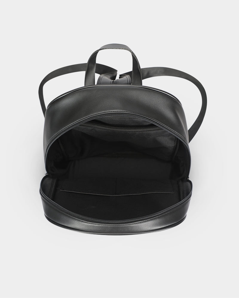ALMA B/W Classic Faux Leather Backpack ALMA B/W Classic Faux Leather Backpack