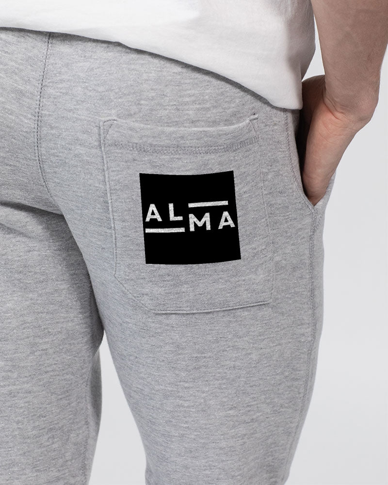 ALMA B/W Unisex Fleece Joggers