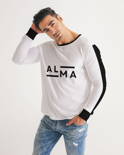 Alma B/W Men's Long Sleeve Tee